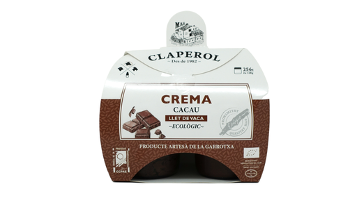 [BOT/04260] Crema De Xocolata Amb Llet Vaca Claperol 256 Gr ECO